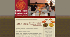 Desktop Screenshot of littleindiarestaurant.de