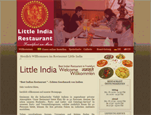 Tablet Screenshot of littleindiarestaurant.de